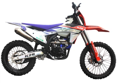 K26-NB300 Off Road Dirt Bike 2023 Nuovo viola e rosso